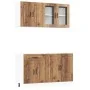 Mueble cocina Kalmar madera vieja 4 pzas madera contrachapada by , Kitchen cabinets - Ref: Foro24-3314859, Price: 318,15 €, D...