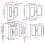 Mueble cocina Kalmar madera vieja 4 pzas madera contrachapada by , Kitchen cabinets - Ref: Foro24-3314859, Price: 318,15 €, D...