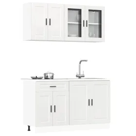 Mueble cocina Kalmar blanco de alto brillo 4 pzas von , Küchenschränke - Ref: Foro24-3314873, Preis: 312,88 €, Rabatt: %