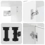 Mueble cocina Kalmar blanco de alto brillo 4 pzas by , Kitchen cabinets - Ref: Foro24-3314873, Price: 312,88 €, Discount: %