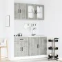 Mueble cocina Kalmar gris hormigón 4 pzas madera contrachapada de , Armarios de cocina - Ref: Foro24-3314865, Precio: 301,41 ...