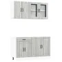 Mueble cocina Kalmar sonoma gris 4 pzas madera contrachapada von , Küchenschränke - Ref: Foro24-3314867, Preis: 296,81 €, Rab...