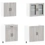 Mueble cocina Kalmar sonoma gris 4 pzas madera contrachapada von , Küchenschränke - Ref: Foro24-3314867, Preis: 296,81 €, Rab...