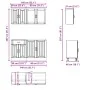Mueble cocina Kalmar sonoma gris 4 pzas madera contrachapada von , Küchenschränke - Ref: Foro24-3314867, Preis: 296,81 €, Rab...