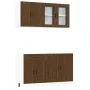 Mueble cocina Kalmar roble marrón 4 pzas madera contrachapada von , Küchenschränke - Ref: Foro24-3314878, Preis: 281,37 €, Ra...