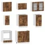 Mueble cocina Kalmar roble ahumado 8 pzas madera contrachapada von , Küchenschränke - Ref: Foro24-3314846, Preis: 543,34 €, R...