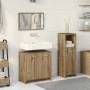 Juego de muebles baño 3 piezas madera ingeniería roble artisan von , Badezimmermöbel - Ref: Foro24-3328560, Preis: 108,95 €, ...