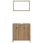 Juego de muebles baño 3 piezas madera ingeniería roble artisan von , Badezimmermöbel - Ref: Foro24-3328560, Preis: 108,95 €, ...