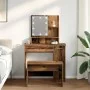 Juego de tocador con LED madera contrachapada madera vieja de , Tocadores para dormitorios - Ref: Foro24-3329185, Precio: 134...