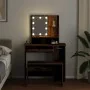 Juego de tocador con LED madera contrachapada madera vieja de , Tocadores para dormitorios - Ref: Foro24-3329185, Precio: 134...