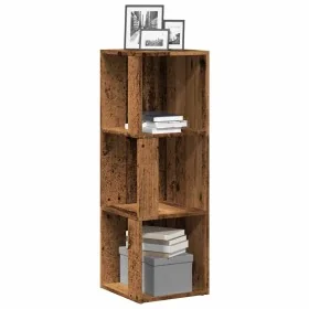 Mueble esquina madera contrachapada madera antigua 33x33x100 cm by , Lockers and storage cabinets - Ref: Foro24-856720, Price...