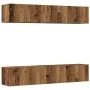 Muebles de TV de pared 4 uds madera vieja madera de ingeniería von , TV-Möbel - Ref: Foro24-3328943, Preis: 170,71 €, Rabatt: %