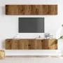 Muebles de TV de pared 4 uds madera vieja madera de ingeniería von , TV-Möbel - Ref: Foro24-3328943, Preis: 170,71 €, Rabatt: %