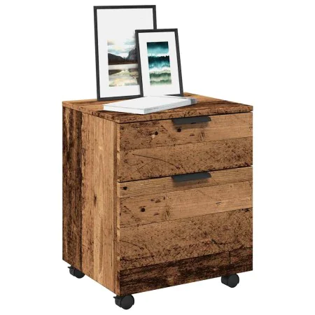 Archivador ruedas madera contrachapada madera vieja 45x38x54 cm by , Closets and storage - Ref: Foro24-856949, Price: 53,58 €...