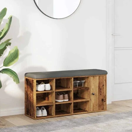Banco zapatero madera de ingeniería madera vieja 102x32x50 cm von , Bänke für Hallen und Lager - Ref: Foro24-857621, Preis: 1...