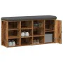 Banco zapatero madera de ingeniería madera vieja 102x32x50 cm von , Bänke für Hallen und Lager - Ref: Foro24-857621, Preis: 1...