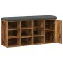 Banco zapatero madera de ingeniería madera vieja 102x32x50 cm von , Bänke für Hallen und Lager - Ref: Foro24-857621, Preis: 1...
