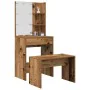 Juego de tocador con LED madera contrachapada madera vieja by , Bedroom Dressers - Ref: Foro24-3329187, Price: 123,09 €, Disc...