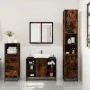 Set de muebles baño 3 pzas madera contrachapada roble ahumado von , Badezimmermöbel - Ref: Foro24-3301032, Preis: 235,84 €, R...