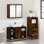 Set de muebles baño 3 pzas madera contrachapada roble ahumado von , Badezimmermöbel - Ref: Foro24-3301032, Preis: 235,84 €, R...
