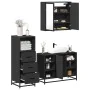 Juego de muebles de baño 3 pzas madera contrachapada negro von , Badezimmermöbel - Ref: Foro24-3301030, Preis: 244,20 €, Raba...