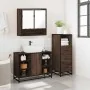 Set de muebles baño 3 pzas madera contrachapada roble marrón by , Bathroom furniture - Ref: Foro24-3301064, Price: 239,37 €, ...