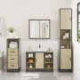 Set de muebles de baño 3 pzas madera contrachapada roble Sonoma by , Bathroom furniture - Ref: Foro24-3301091, Price: 290,73 ...