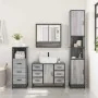 Set de muebles de baño 3 pzas madera contrachapada gris sonoma de , Muebles de baño - Ref: Foro24-3301053, Precio: 289,99 €, ...