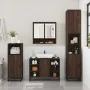 Set de muebles baño 2 pzas madera contrachapada marrón roble by , Bathroom furniture - Ref: Foro24-3300944, Price: 151,13 €, ...
