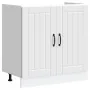 Mueble bajo fregadero Lucca madera contrachapada blanca by , Kitchen cabinets - Ref: Foro24-853687, Price: 77,75 €, Discount: %