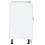 Mueble bajo fregadero Lucca madera contrachapada blanca by , Kitchen cabinets - Ref: Foro24-853687, Price: 77,75 €, Discount: %