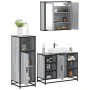 Set de muebles de baño 3 pzas madera contrachapada gris sonoma von , Badezimmermöbel - Ref: Foro24-3300973, Preis: 225,11 €, ...