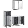 Set de muebles de baño 3 pzas madera contrachapada gris sonoma von , Badezimmermöbel - Ref: Foro24-3300973, Preis: 225,11 €, ...
