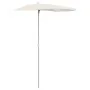 Semicircular garden umbrella with pole 300x150 cm sand by vidaXL, Umbrellas - Ref: Foro24-315559, Price: 24,20 €, Discount: %