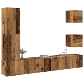 Conjunto de mueble de TV 5 piezas montado la pared madera vieja von , TV-Möbel - Ref: Foro24-3329201, Preis: 180,86 €, Rabatt: %