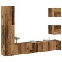 Conjunto de mueble de TV 5 piezas montado la pared madera vieja by , TV Furniture - Ref: Foro24-3329201, Price: 180,56 €, Dis...