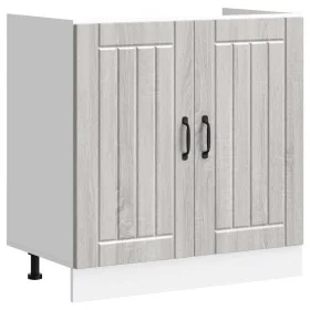 Panel para lavavajillas Lucca madera contrachapada sonoma gris by , Kitchen cabinets - Ref: Foro24-853693, Price: 79,59 €, Di...