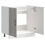 Panel para lavavajillas Lucca madera contrachapada sonoma gris by , Kitchen cabinets - Ref: Foro24-853693, Price: 79,59 €, Di...