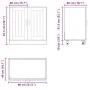 Panel para lavavajillas Lucca madera contrachapada sonoma gris by , Kitchen cabinets - Ref: Foro24-853693, Price: 79,59 €, Di...
