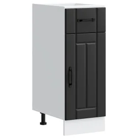 Mueble bajo de cocina Lucca madera ingeniería negra von , Küchenschränke - Ref: Foro24-853698, Preis: 69,53 €, Rabatt: %