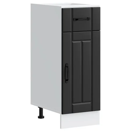 Mueble bajo de cocina Lucca madera ingeniería negra de , Armarios de cocina - Ref: Foro24-853698, Precio: 69,53 €, Descuento: %