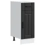 Mueble bajo de cocina Lucca madera ingeniería negra de , Armarios de cocina - Ref: Foro24-853698, Precio: 69,53 €, Descuento: %