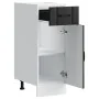 Mueble bajo de cocina Lucca madera ingeniería negra de , Armarios de cocina - Ref: Foro24-853698, Precio: 69,53 €, Descuento: %