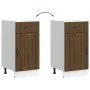 Mueble bajo de cocina Lucca roble marrón de , Armarios de cocina - Ref: Foro24-853714, Precio: 77,56 €, Descuento: %