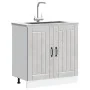Mueble bajo fregadero Lucca madera reconstituida by , Kitchen cabinets - Ref: Foro24-853691, Price: 78,60 €, Discount: %
