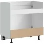 Mueble bajo fregadero Lucca madera reconstituida by , Kitchen cabinets - Ref: Foro24-853691, Price: 78,60 €, Discount: %