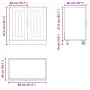Mueble bajo fregadero Lucca madera reconstituida by , Kitchen cabinets - Ref: Foro24-853691, Price: 78,60 €, Discount: %