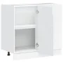 Mueble bajo para fregadero Lucca blanco brillante von , Küchenschränke - Ref: Foro24-854310, Preis: 97,90 €, Rabatt: %