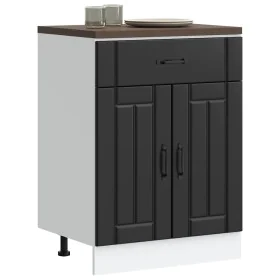 Mueble bajo de cocina Lucca madera ingeniería negra von , Küchenschränke - Ref: Foro24-853728, Preis: 92,47 €, Rabatt: %