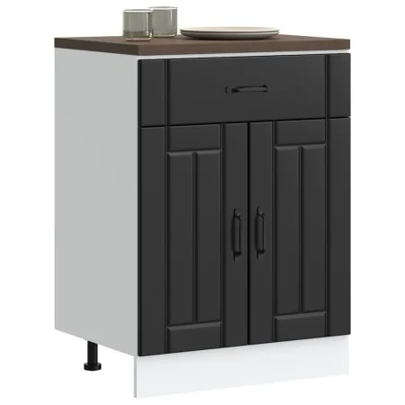 Mueble bajo de cocina Lucca madera ingeniería negra von , Küchenschränke - Ref: Foro24-853728, Preis: 92,47 €, Rabatt: %